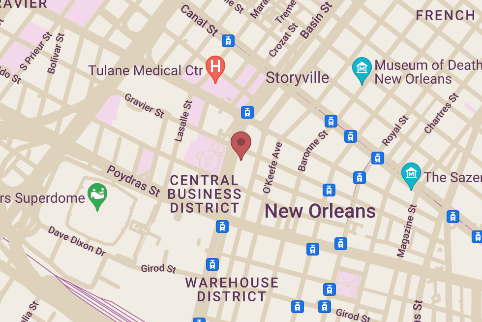 Holiday Inn Downtown Superdome location map