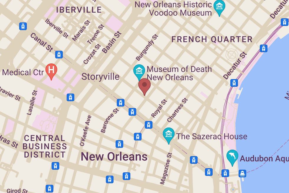 Iberville Cuisine location map