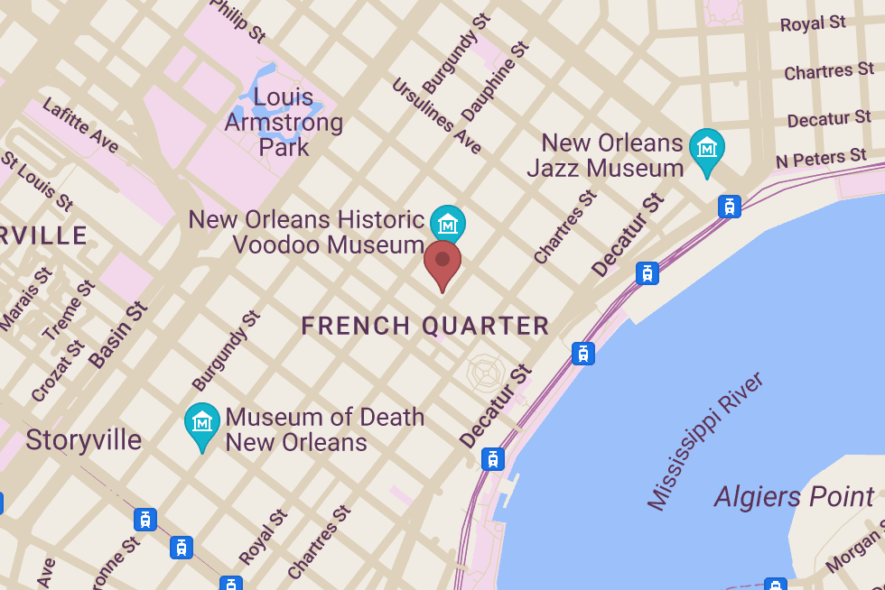 Bourbon French Parfums location map