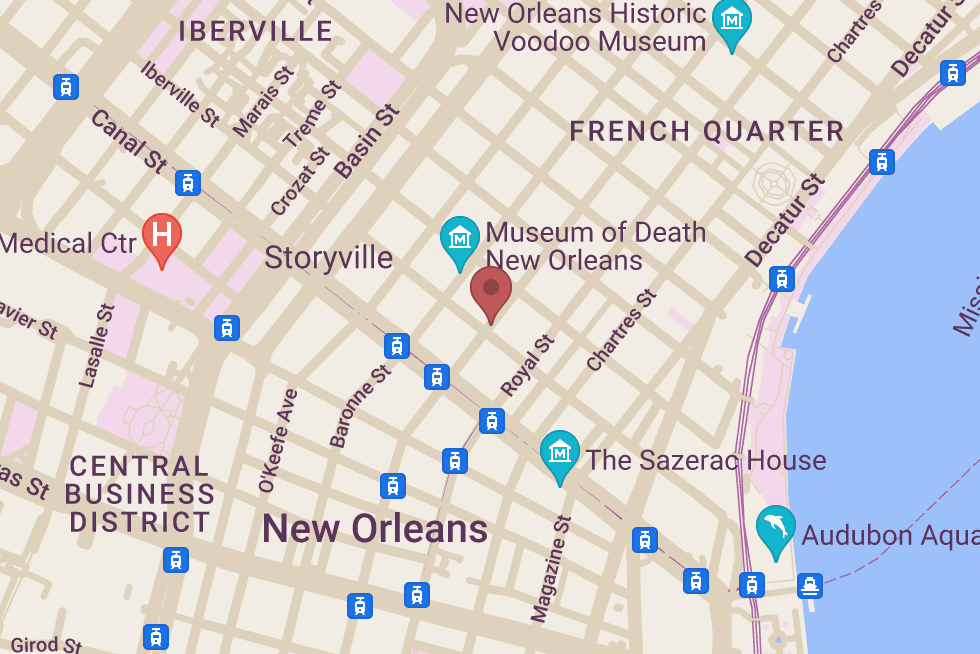 Olde New Orleans Cookery location map